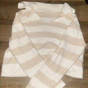 Striped V-Neck Sweater